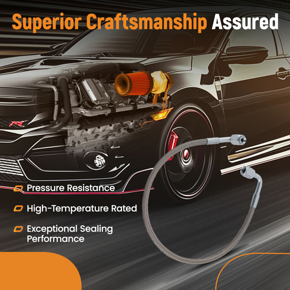 Turbocharger Feed Line Tube compatible for Mini Cooper S Clubman Countryman 2008-2016