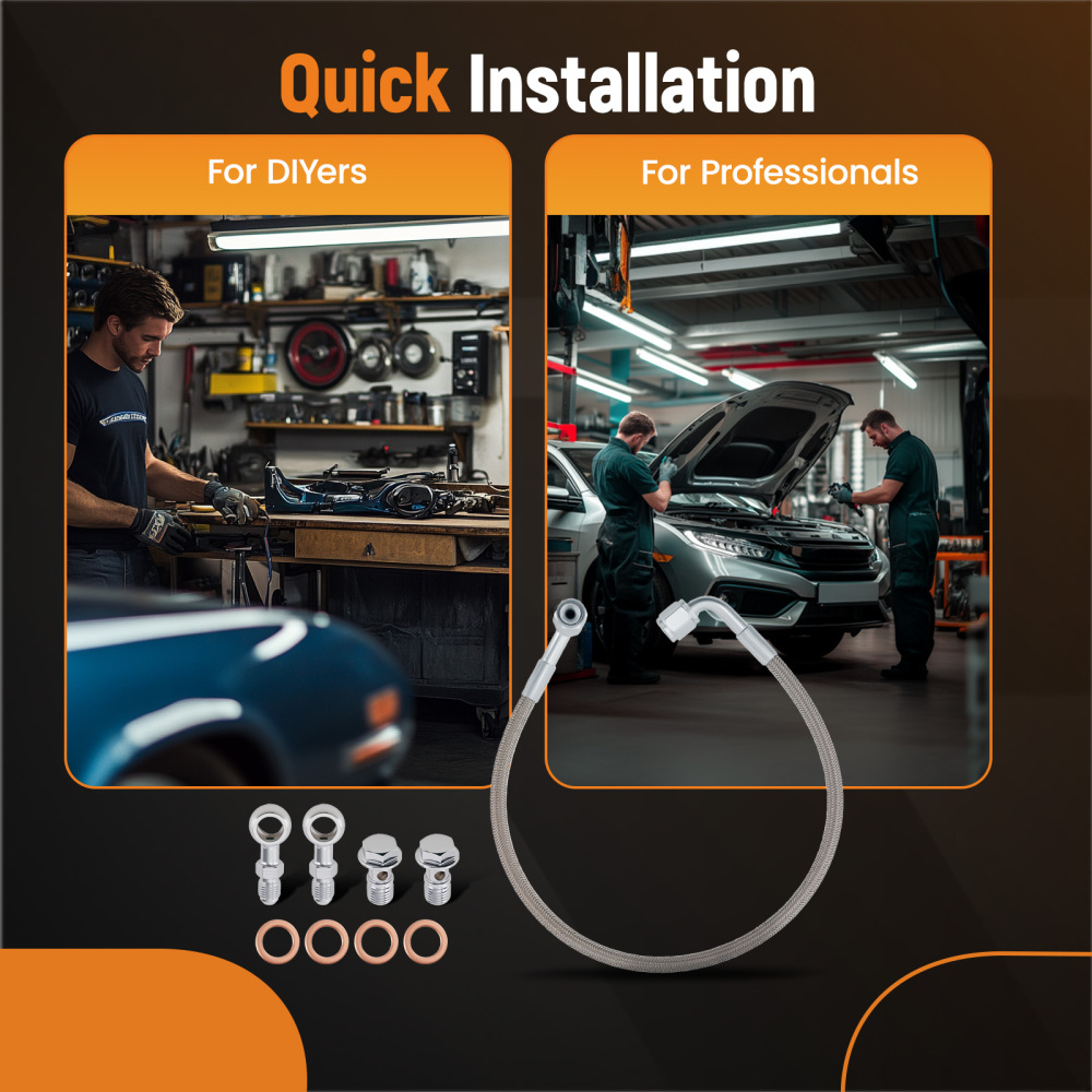 Turbocharger Feed Line Tube compatible for Mini Cooper S Clubman Countryman 2008-2016