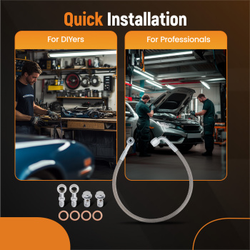 Turbocharger Feed Line Tube compatible for Mini Cooper S Clubman Countryman 2008-2016