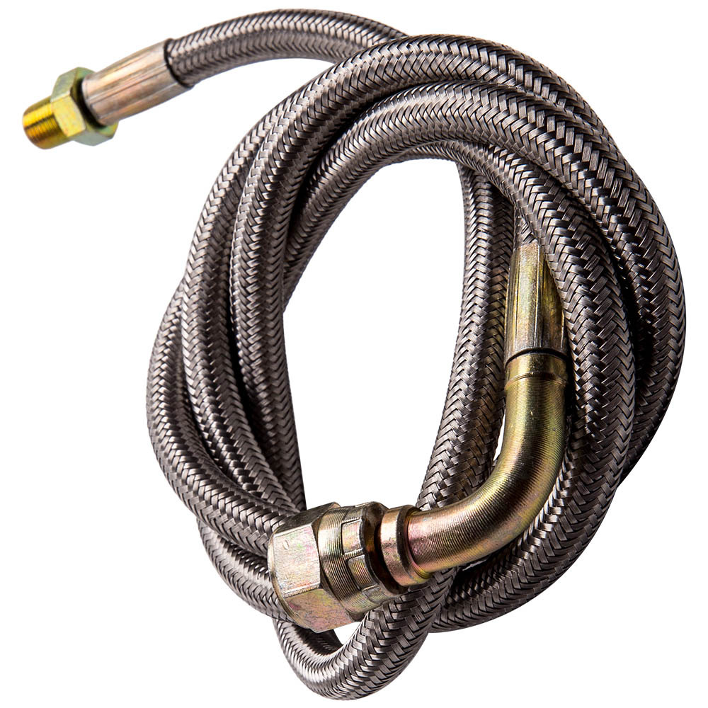 4 AN Hose end fitting Universal 41Turbo Oil Feed + Oil return line kit