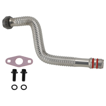 Turbo Oil Return Drain Line Tube compatible for Dodge Cummins Ram 2500 3500 5.9L Diesel