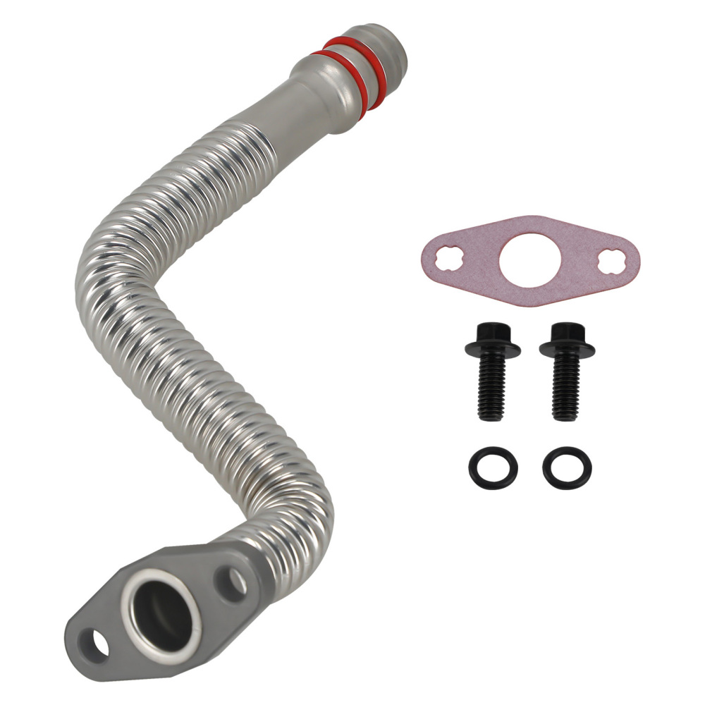 Turbo Oil Return Drain Line Tube compatible for Dodge Cummins Ram 2500 3500 5.9L Diesel