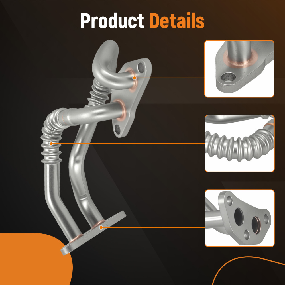 Engine Oil Cooler Line Pipe compatible for Lexus Toyota 3.5L 07-19 compatible for Sienna Venza RX450h