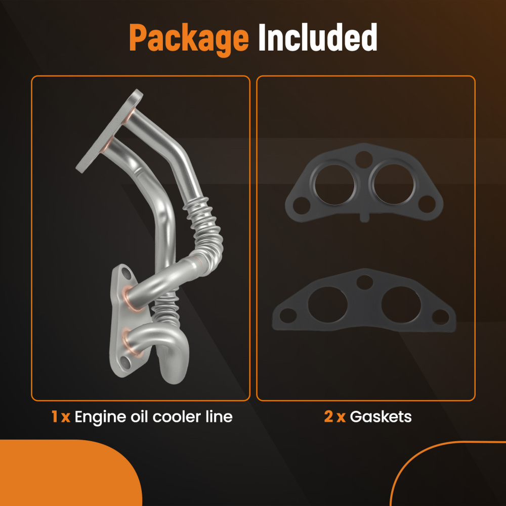 Engine Oil Cooler Line Pipe compatible for Lexus Toyota 3.5L 07-19 compatible for Sienna Venza RX450h