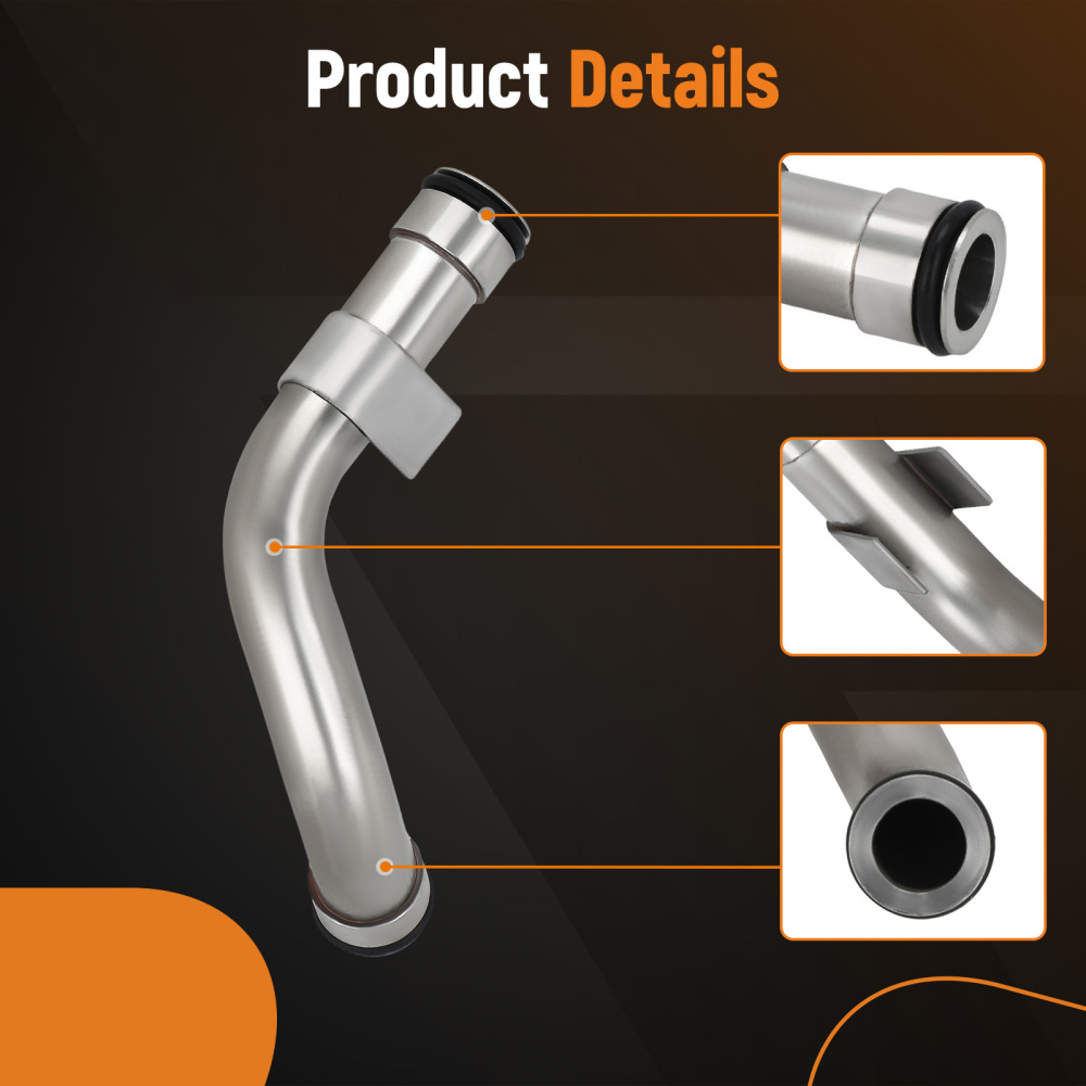 Turbocharger Oil Return Line compatible for Ford 2003-2007 6.0L Super Duty F-250 F350 F-450