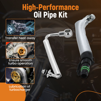 TURBO OIL FEED + RETURN PIPE compatible for VAUXHALL/ASTRA CORSA INSIGNIA 1.4 55592600