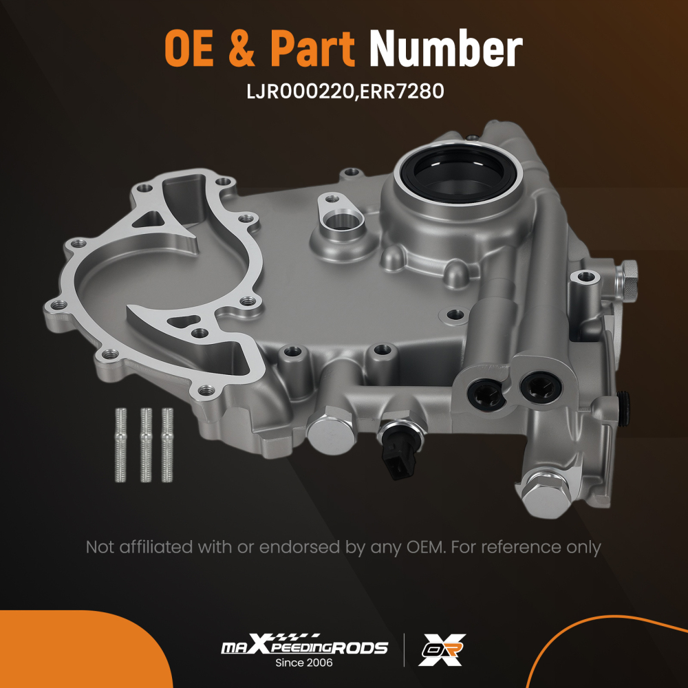 Aluminum Engine Oil Pump compatible for Land Rover Discovery All Engine 03-04