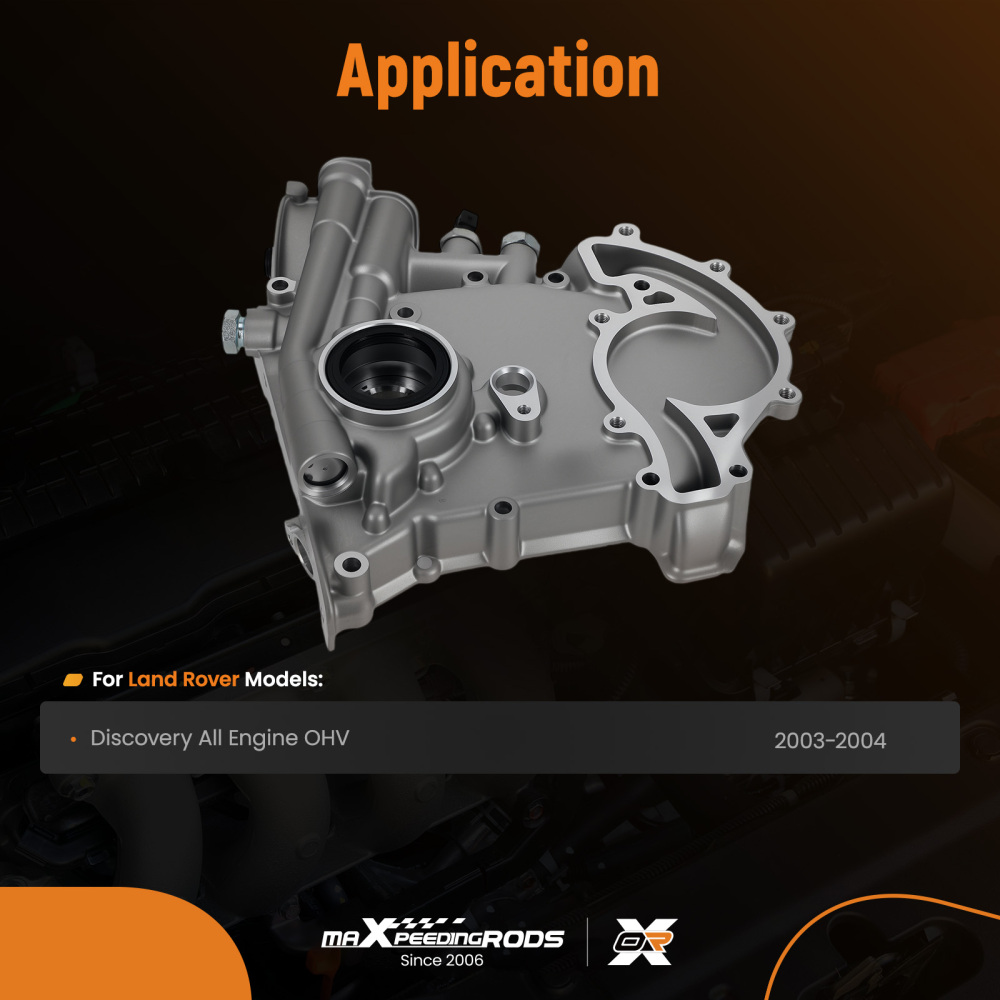 Aluminum Engine Oil Pump compatible for Land Rover Discovery All Engine 03-04