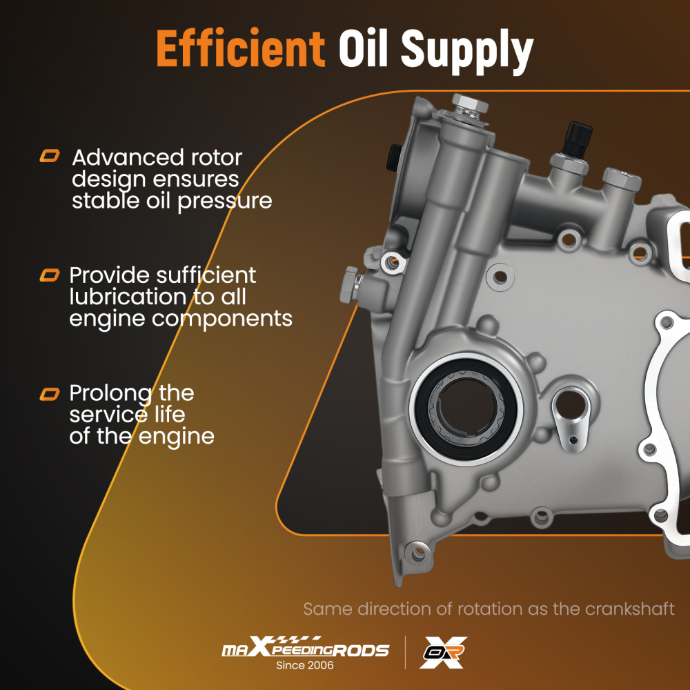 Aluminum Engine Oil Pump compatible for Land Rover Discovery All Engine 03-04