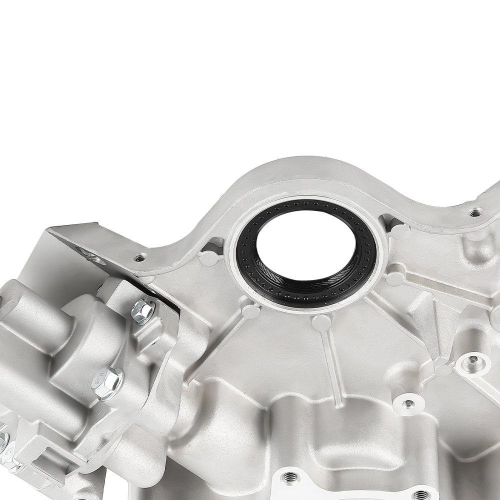 Timing Chain Cover with Oil Pump compatible for Ford 3.8L 1996-97 4.2L 1997-2005 compatible for Mustang