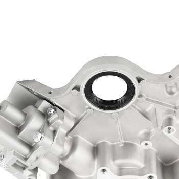 Timing Chain Cover with Oil Pump compatible for Ford 3.8L 1996-97 4.2L 1997-2005 compatible for Mustang