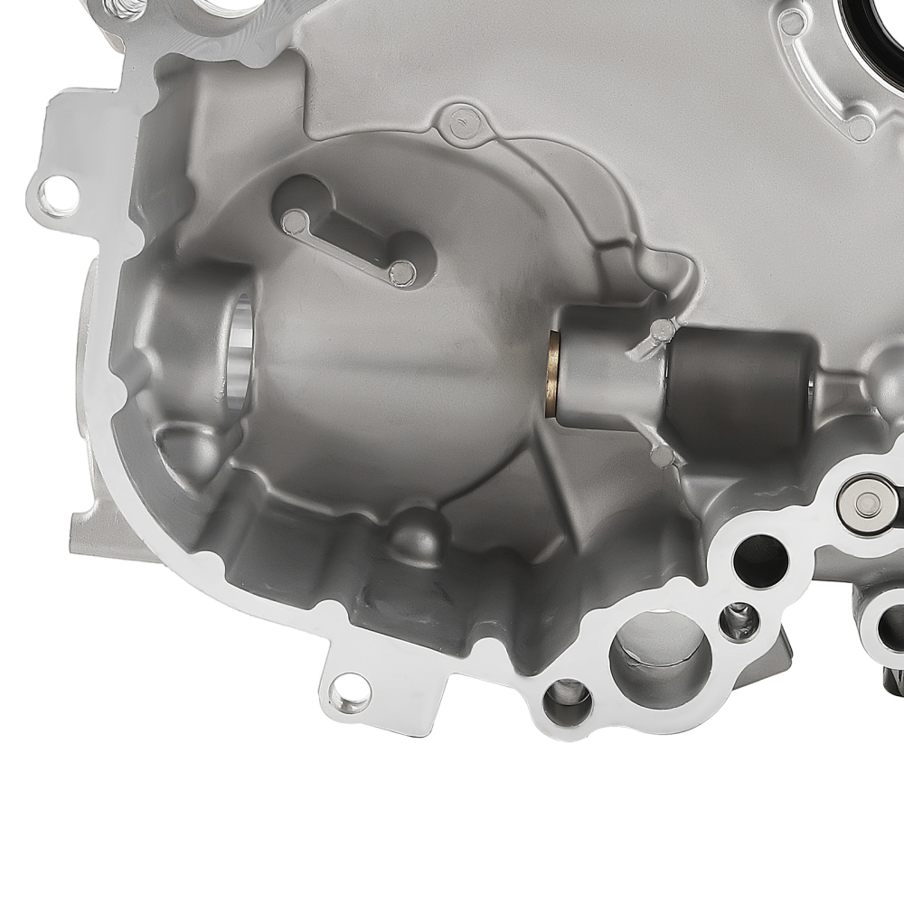 Timing Chain Cover with Oil Pump compatible for Ford 3.8L 1996-97 4.2L 1997-2005 compatible for Mustang