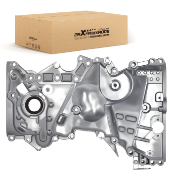 Engine Oil Pump Timing Chain Cover For 2017-20 compatible for Hyundai Elantra 2.0L  21350-2E740
