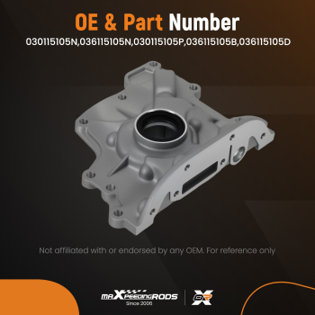 Aluminum Engine Oil Pump compatible for VW Polo Classic/Variant 1.4L 1.6L 030115105N