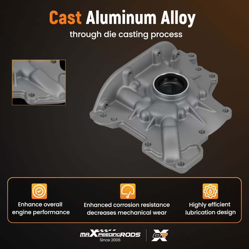 Aluminum Engine Oil Pump compatible for VW Polo Classic/Variant 1.4L 1.6L 030115105N