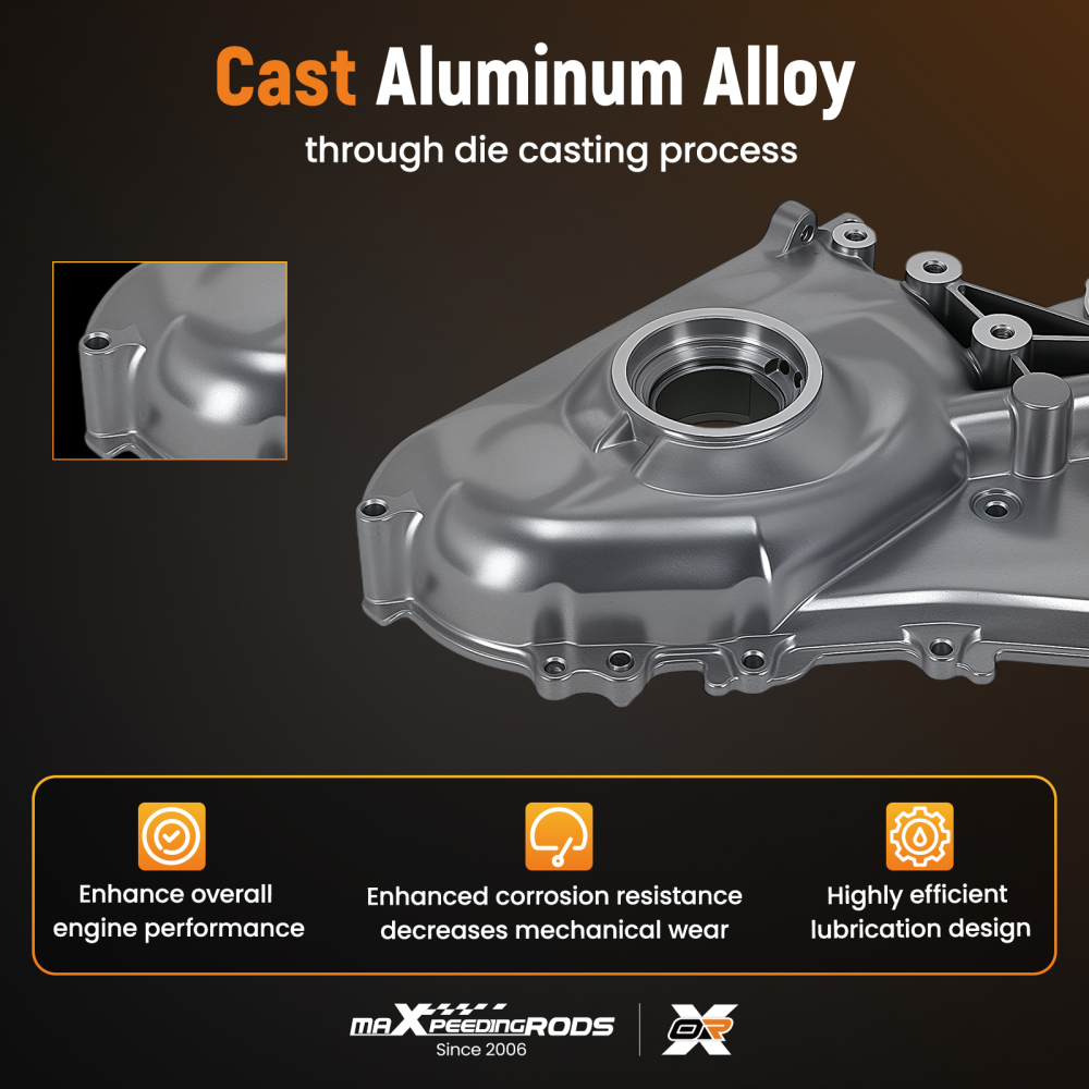 Aluminum Engine Oil Pump compatible for Nissan Navara D40 2.5 dCi 15010EB30A