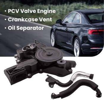 For Volkswage Scirocco 2.0TSI 147KW Oil Separator PCV Valve Assembly with hoses