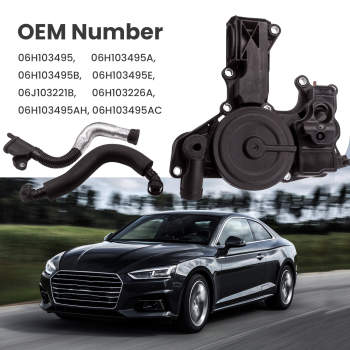 For Volkswage Scirocco 2.0TSI 147KW Oil Separator PCV Valve Assembly with hoses