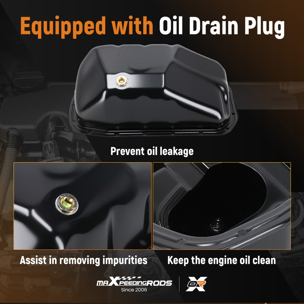 Engine Oil Pan compatible for Dacia Logan MCV MK II 2013-2019 8200702781 Steel