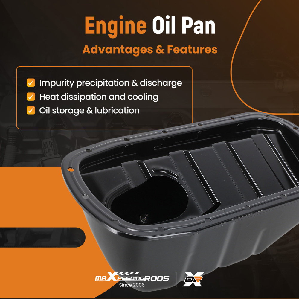 Engine Oil Pan compatible for Dacia Logan MCV MK II 2013-2019 8200702781 Steel