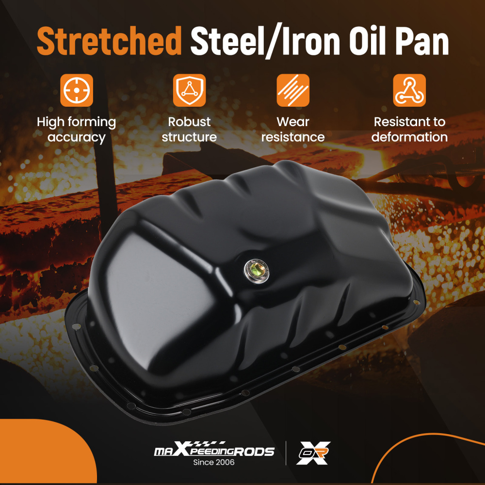 Engine Oil Pan compatible for Dacia Logan MCV MK II 2013-2019 8200702781 Steel
