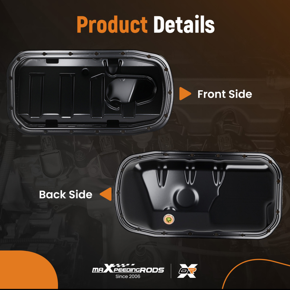 Engine Oil Pan compatible for Dacia Logan MCV MK II 2013-2019 8200702781 Steel