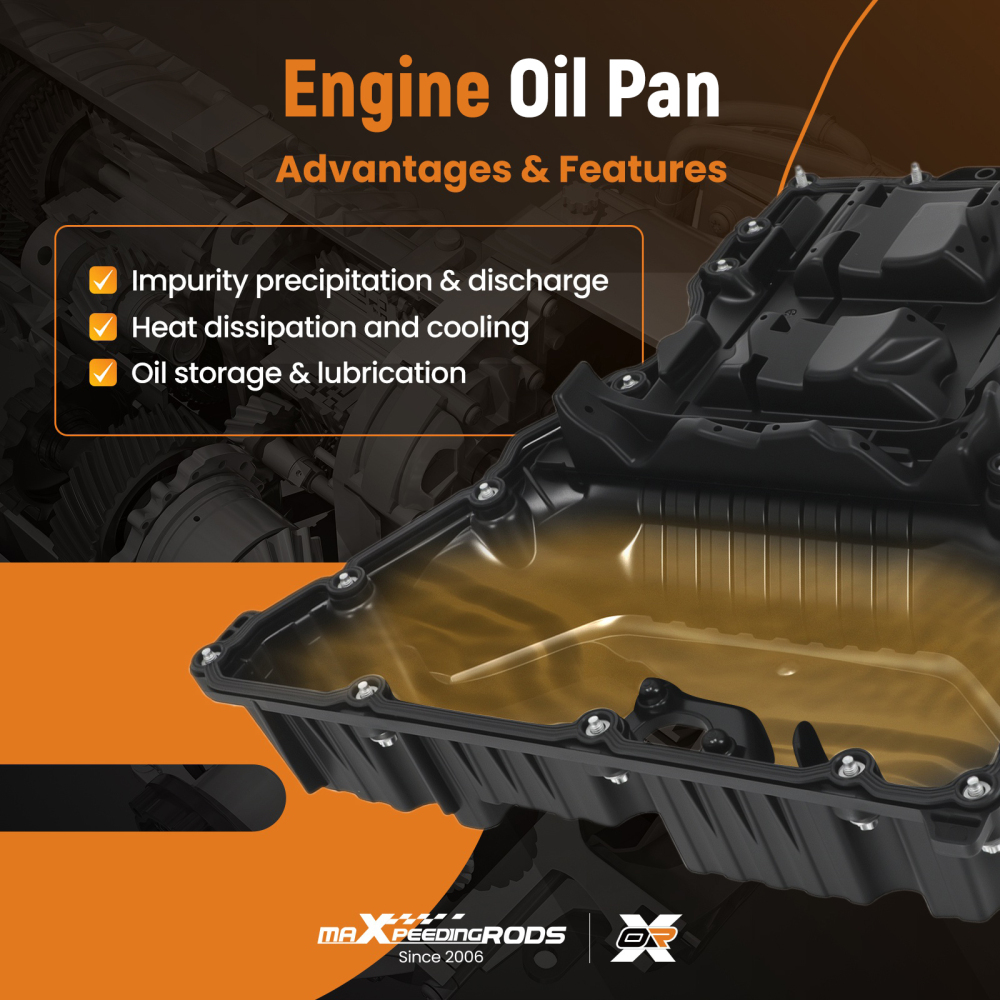 Oil Sump Engling Oil Pan compatible for Mercedes C E GLK-CLASS W204 CLS 2008-16 A6510100528