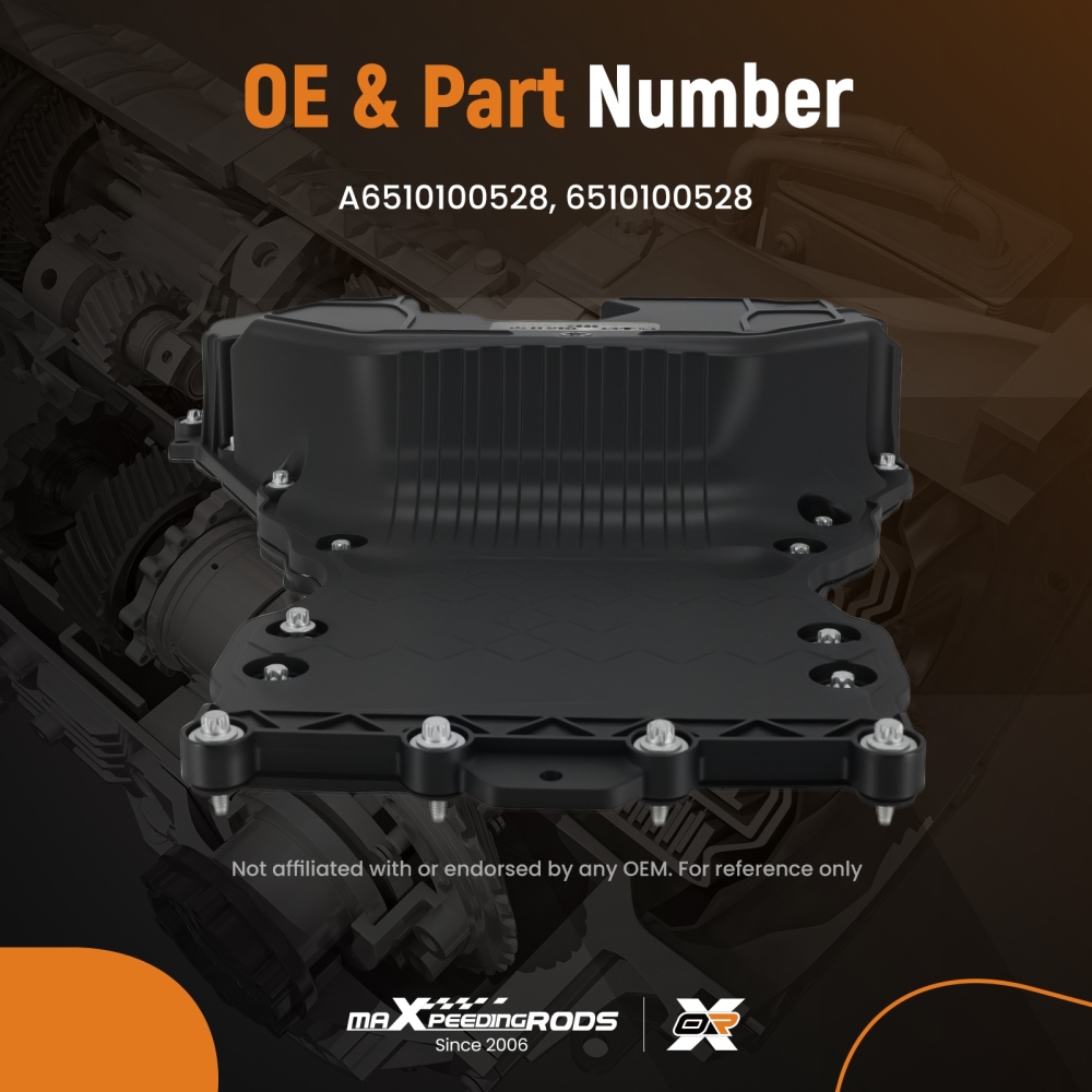 Oil Sump Engling Oil Pan compatible for Mercedes C E GLK-CLASS W204 CLS 2008-16 A6510100528