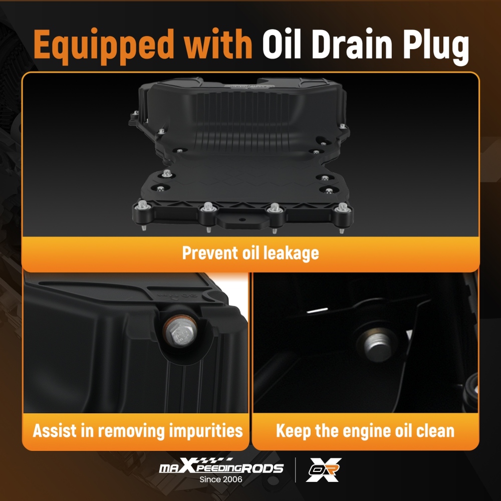 Oil Sump Engling Oil Pan compatible for Mercedes C E GLK-CLASS W204 CLS 2008-16 A6510100528