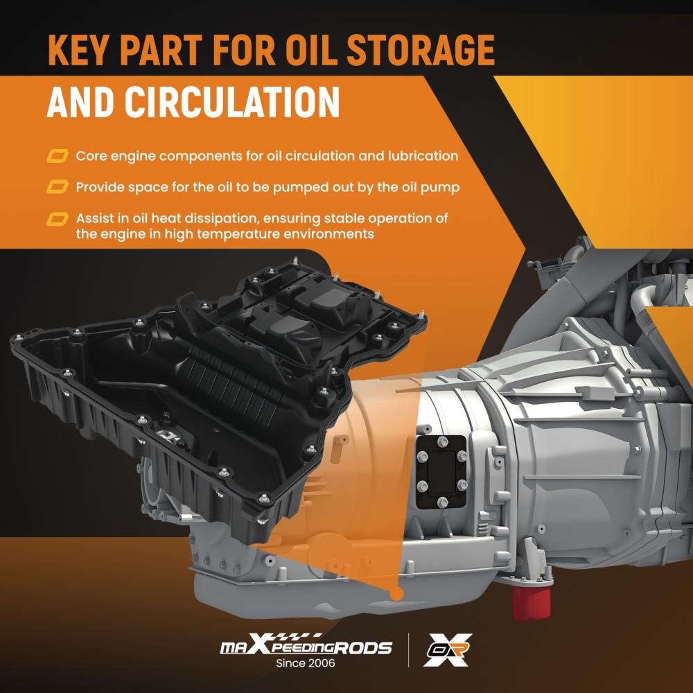 Oil Sump Engling Oil Pan compatible for Mercedes C E GLK-CLASS W204 CLS 2008-16 A6510100528