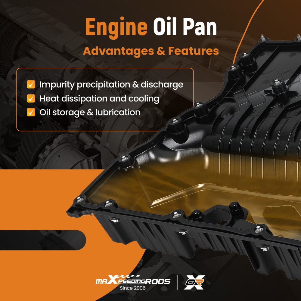 Oil Sump Pan compatible for Mercedes Benz W204 C180 C200 C220 C250 CDI 2007-14 A6510102913