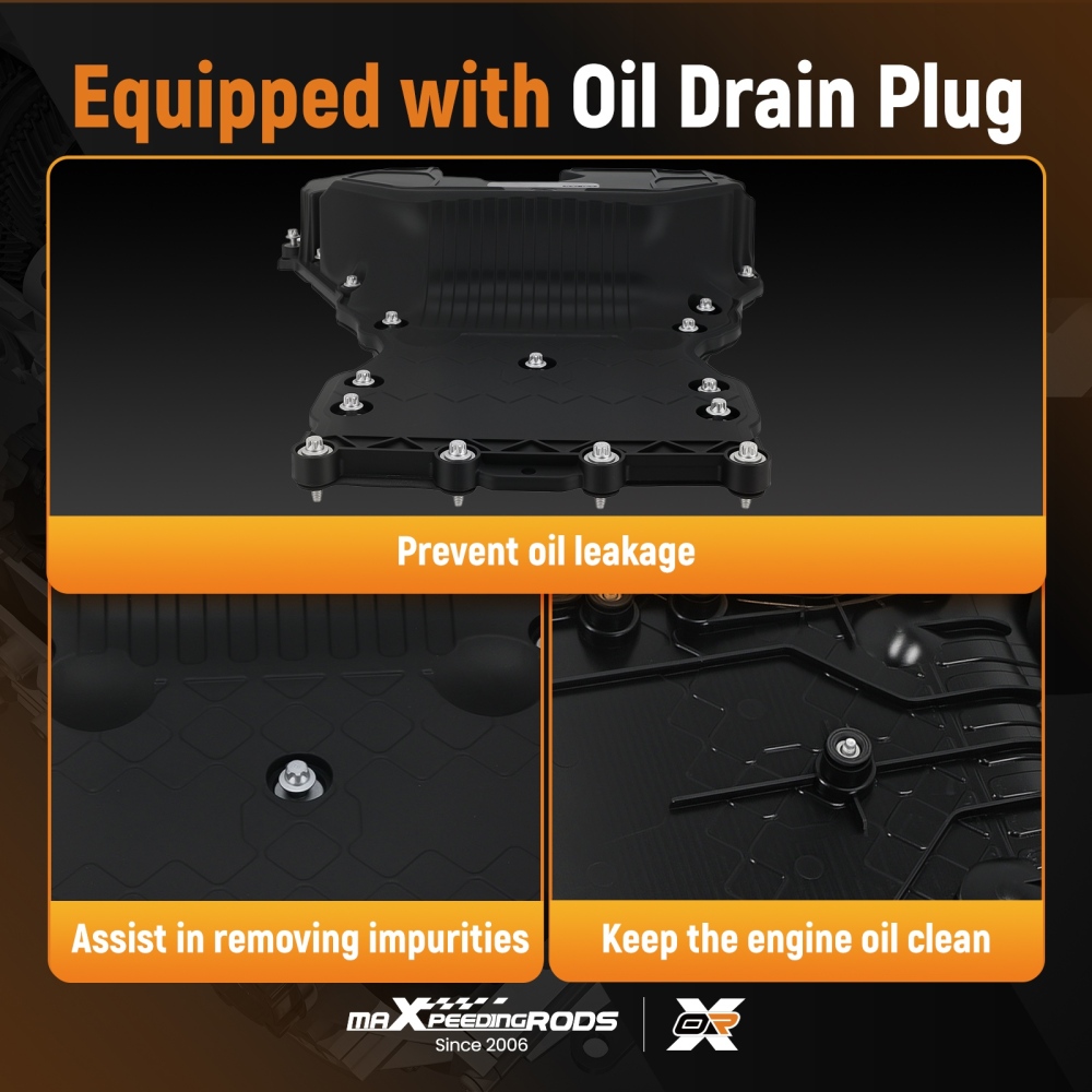 New OIL SUMP PAN A6510102913 compatible for MERCEDES C CLS E GLK CLASS W204 W207 W212 W218