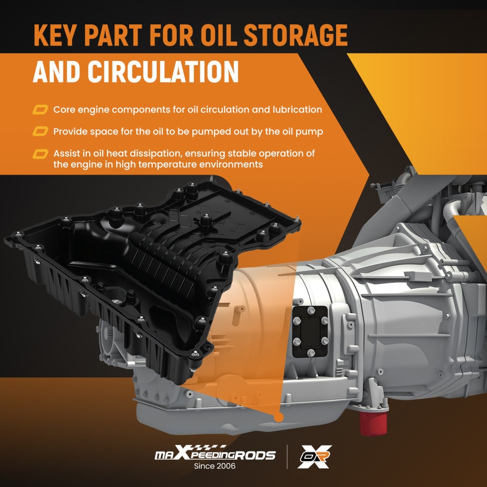 New OIL SUMP PAN A6510102913 compatible for MERCEDES C CLS E GLK CLASS W204 W207 W212 W218