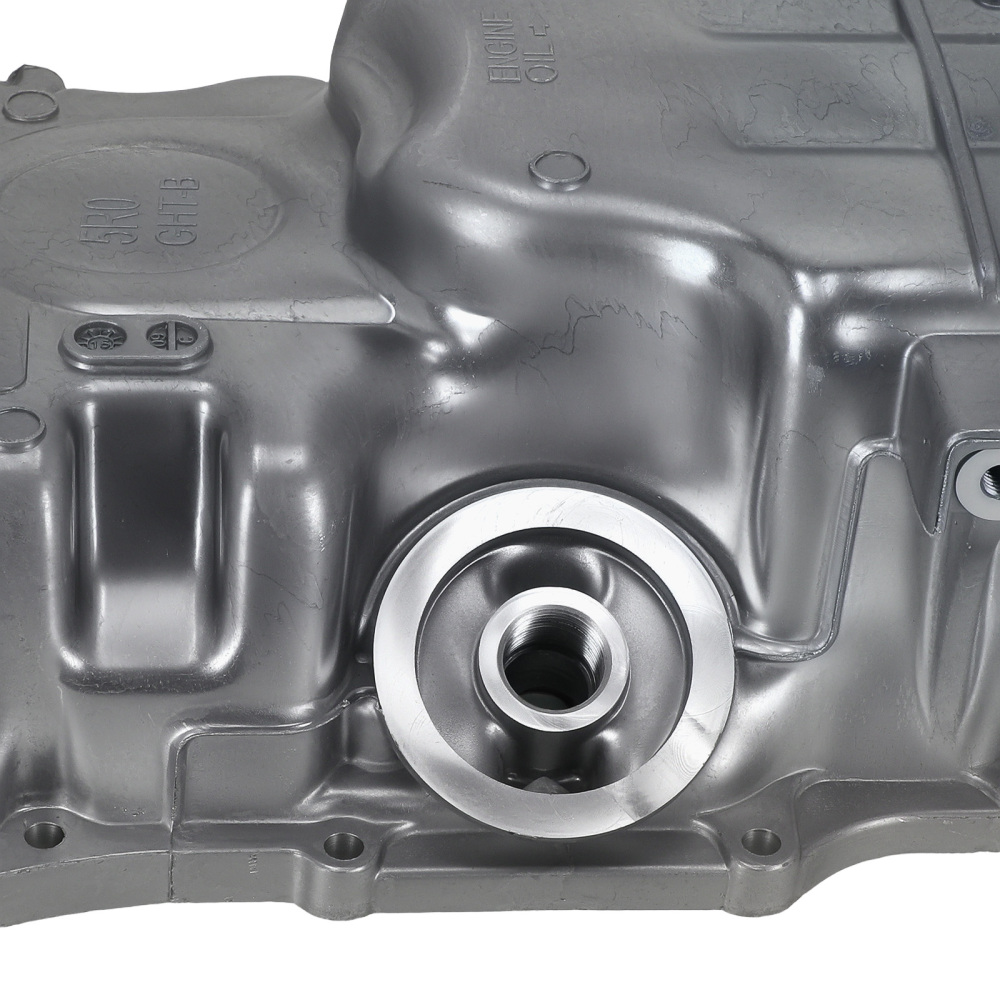 Lower Engine Oil Pan compatible for Honda Fit 2015-2018 L4 1.5L Aluminum New