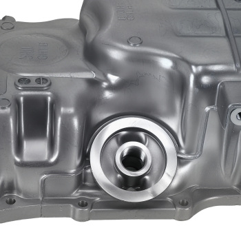 Lower Engine Oil Pan compatible for Honda Fit 2015-2018 L4 1.5L Aluminum New