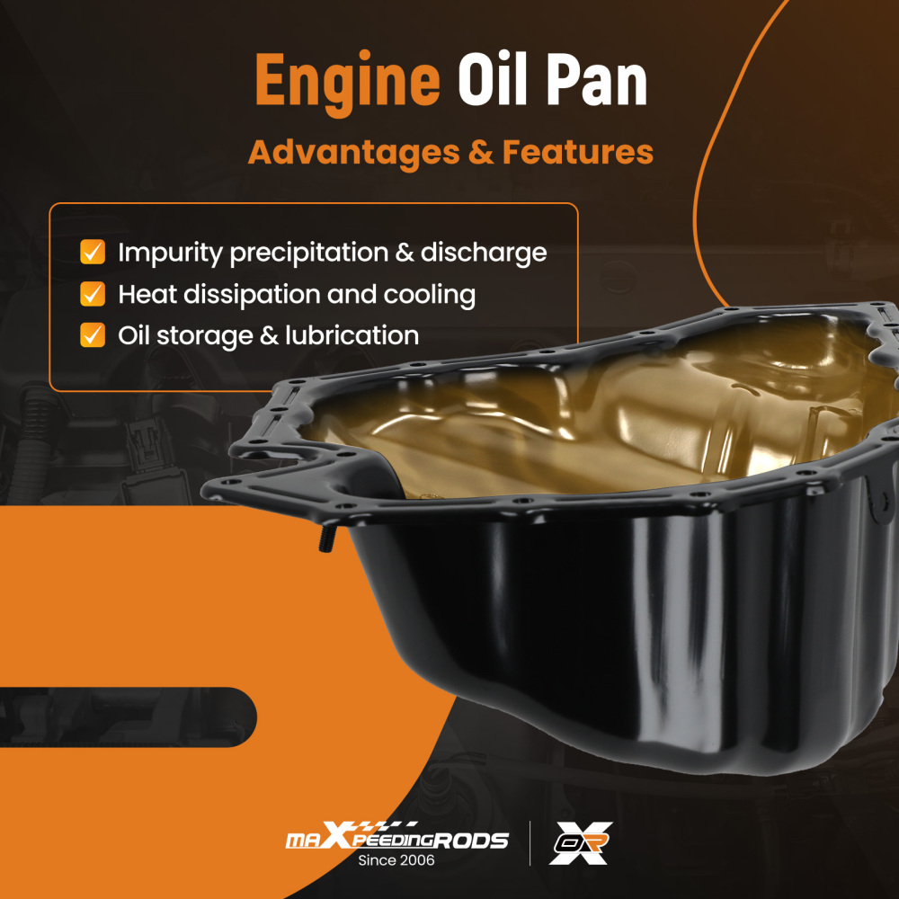 New Steel Engine Oil Sump Pan compatible for Audi A4 A5 A6 A7 A8 Q5 Q7 1.8 2.0 TFSI 09-19