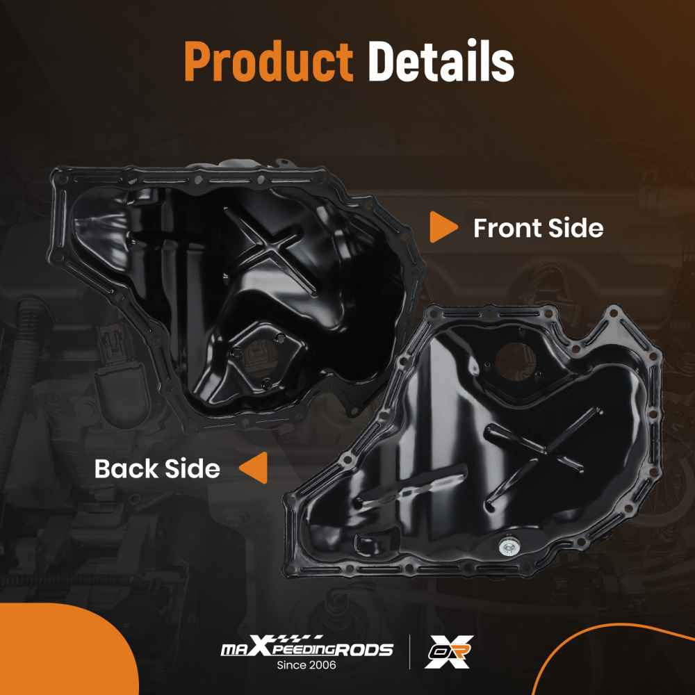 Coppa olio Acciaio compatibile per Audi A4 A5 A6 A7 Q5 2.0 2009-2019 06H103600AA 06H103600P