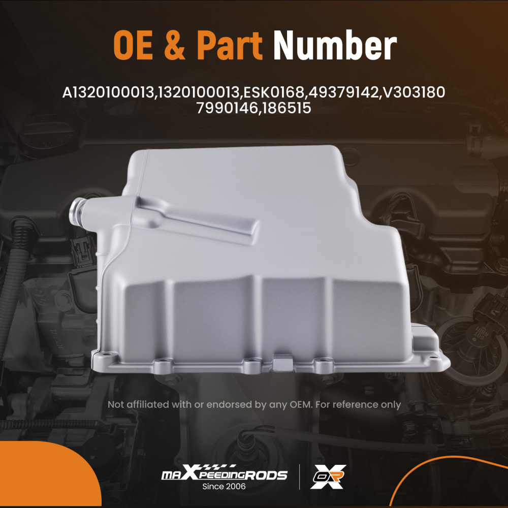Aluminium Engine Oil Pan compatible for Smart Fortwo 451 1.0L 2007-2024 ESK0168