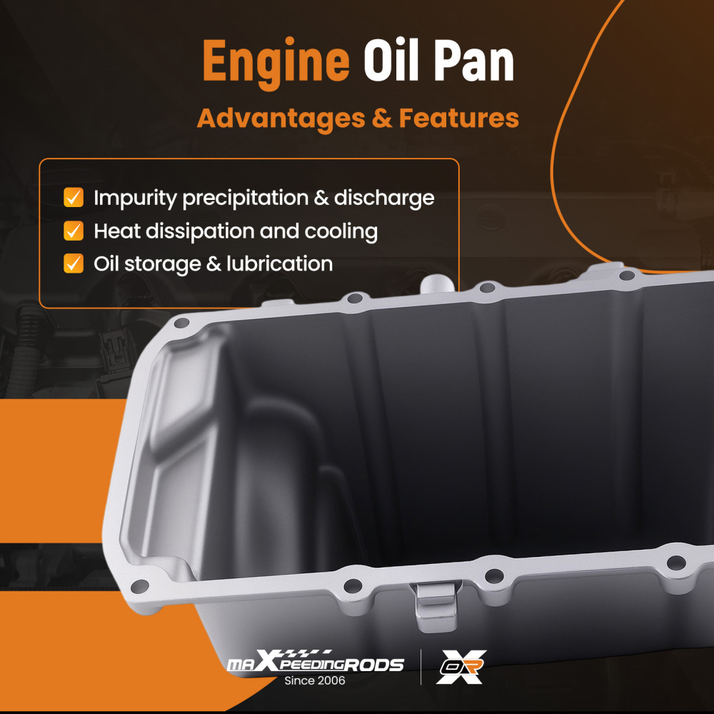 Aluminium Engine Oil Pan compatible for Smart Fortwo 451 1.0L 2007-2024 ESK0168