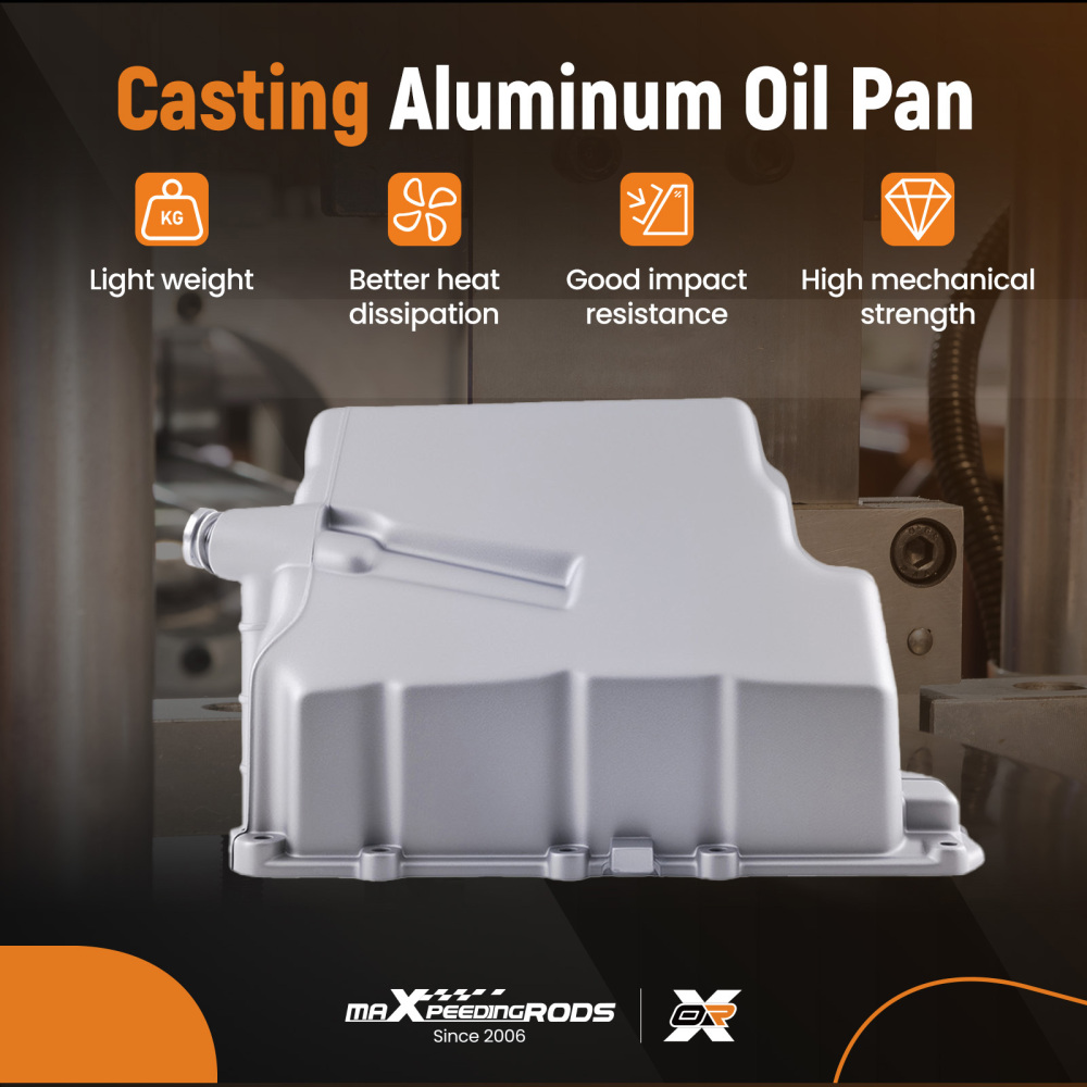 Aluminium Engine Oil Pan compatible for Smart Fortwo 451 1.0L 2007-2024 ESK0168