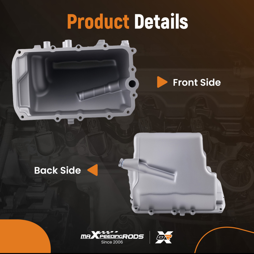 Aluminium Engine Oil Pan compatible for Smart Fortwo 451 1.0L 2007-2024 ESK0168