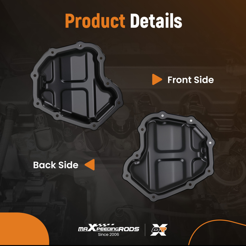 Engine Oil Pan compatible for Nissan Juke 1.6L 11-2017 264-624 Steel 111101KC0B 11110-1KC0B
