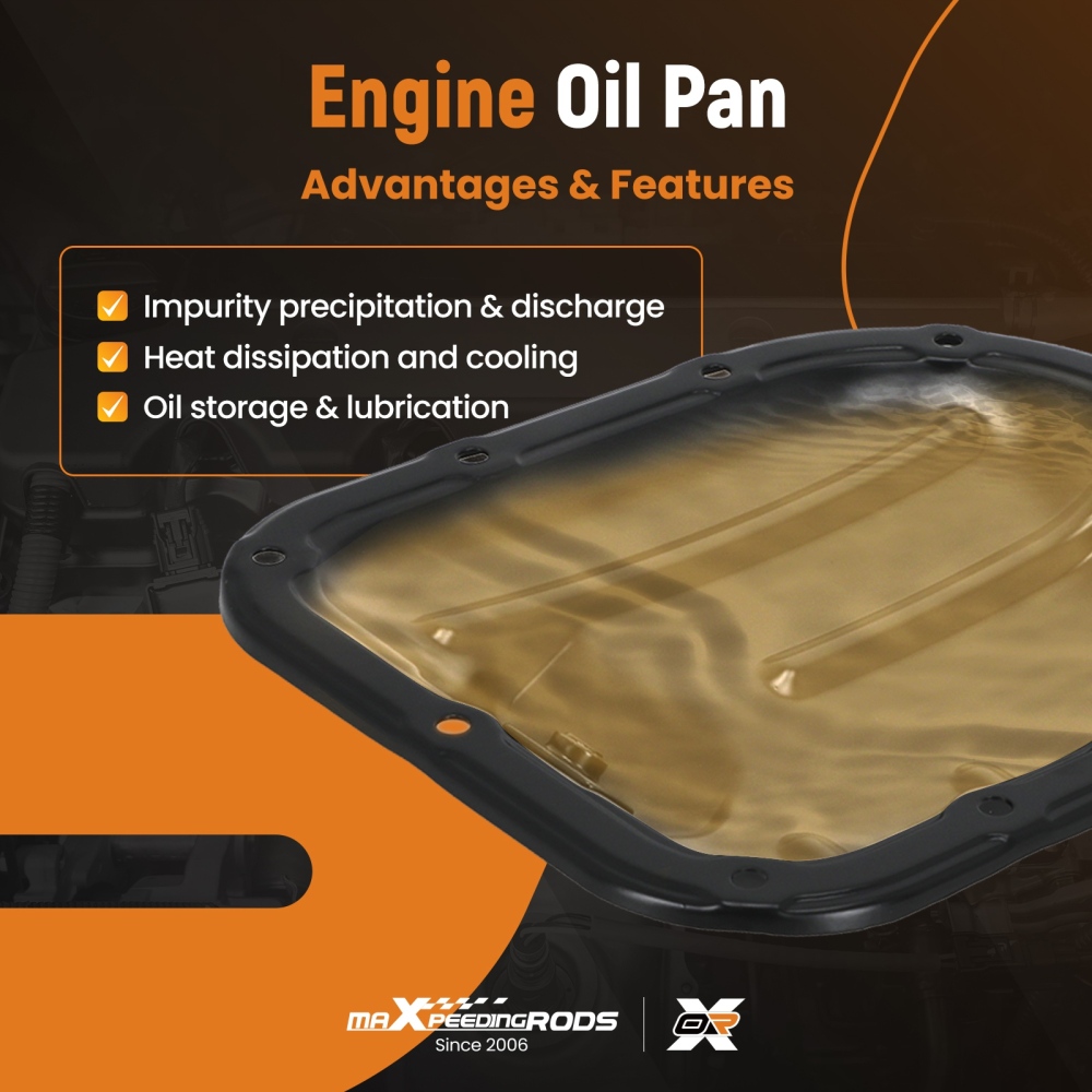 Engine Oil Pan compatible for Scion xA 2004-2006 12102-21010 Steel Direct Fit L4 1.5L