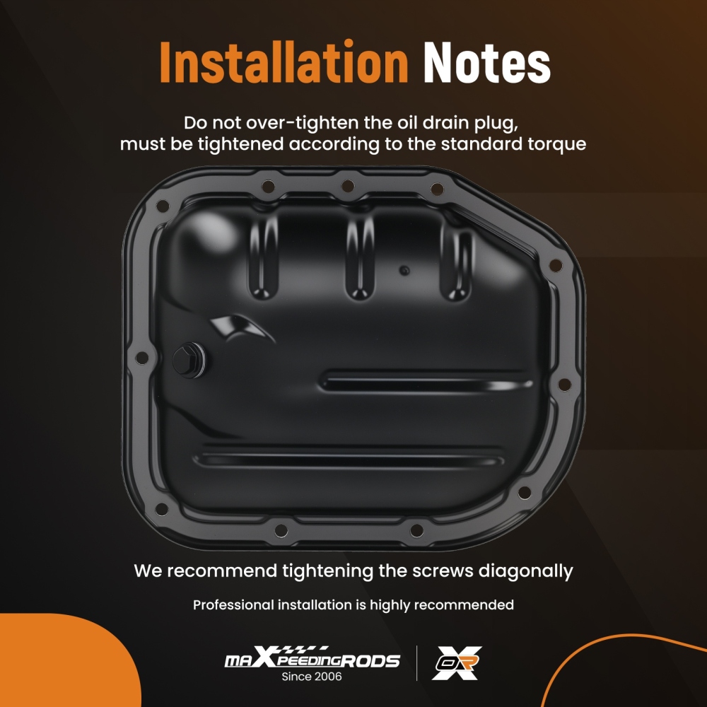 Engine Oil Pan compatible for Scion xA 2004-2006 12102-21010 Steel Direct Fit L4 1.5L