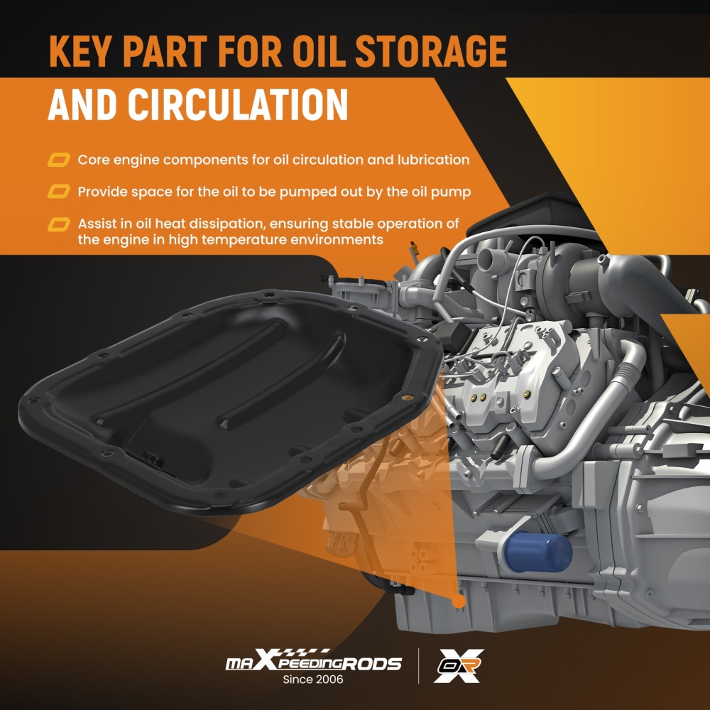 Engine Oil Pan Assembly compatible for Scion xA xB compatible for Toyota Echo 2000-2006 31158619 1.5L