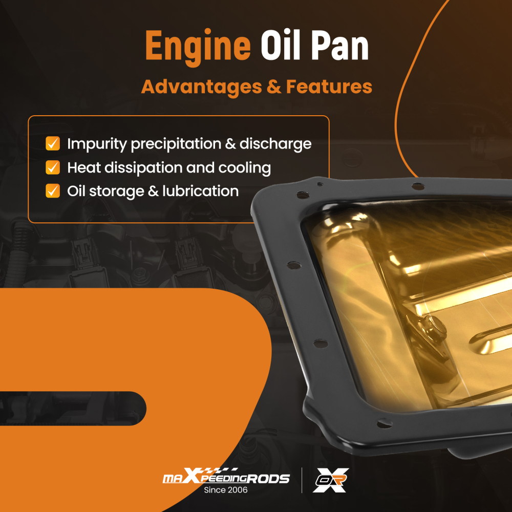 Oil Pan Steel Direct compatible for Hyundai Accent Veloster compatible for Kia Rio Soul l4 1.6
