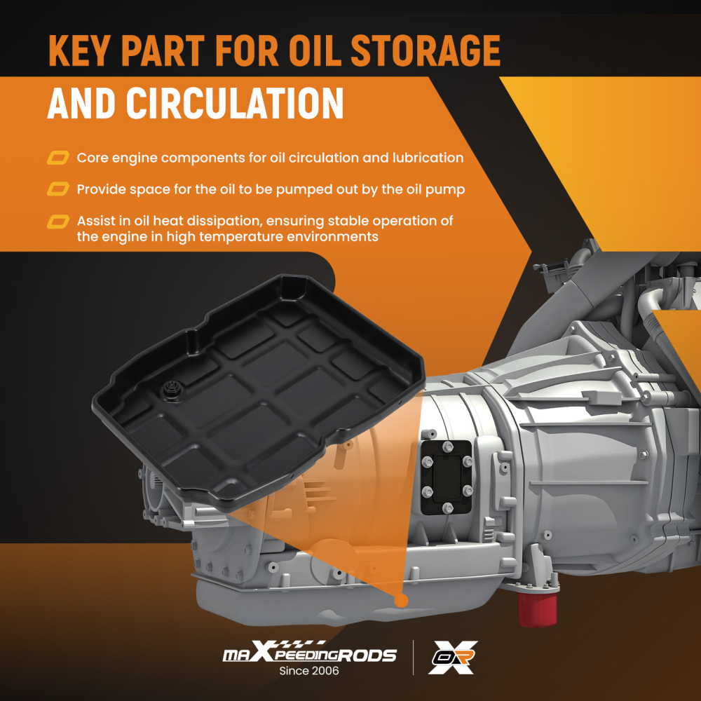 Coppa DellOlio Motore compatibile per Chrysler Dodge Jeep 2005-2016 265-866 Acciaio