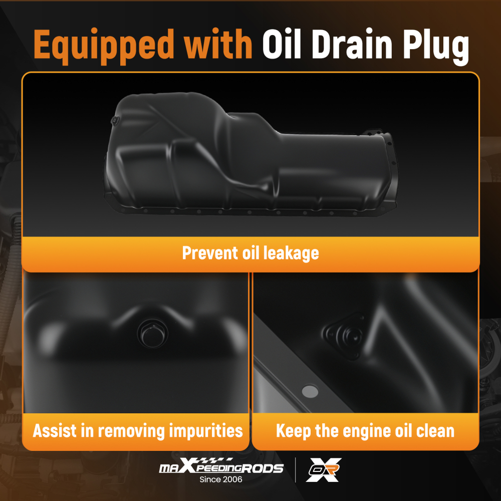 Coppa Olio Motore compatibile per Jeep Grand Cherokee TJ Wrangler 4.0L 1999-2006 53010340AB