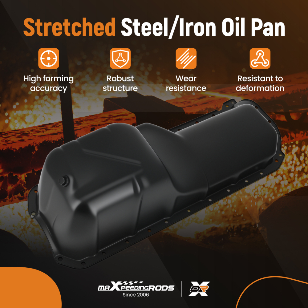 Coppa Olio Motore compatibile per Jeep Grand Cherokee TJ Wrangler 4.0L 1999-2006 53010340AB