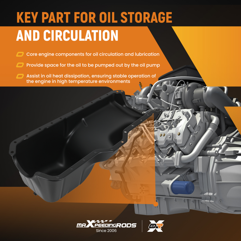 Coppa Olio Motore compatibile per Jeep Grand Cherokee TJ Wrangler 4.0L 1999-2006 53010340AB